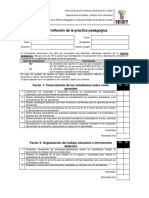 INSTRUMENTO - Autorreflexion de La Práctica Docente Nivel Primaria