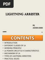 Lightning Arrester: BY, Jachin Joses