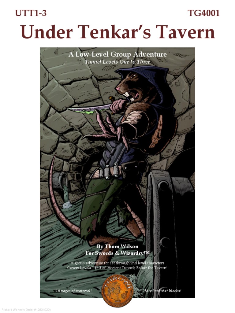 Under Tenkars Tavern Levels 1-3 | PDF