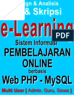 Download Skripsi eLearning Website Multi User - Sistem Informasi Pembelajaran Online Berbasis Web PHP MySQL by Bunafit Komputer Yogyakarta SN36718228 doc pdf