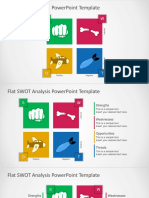 FF0041 Swot Analysis Powerpoint Template