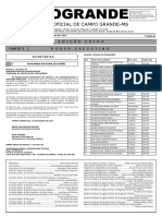 Homologação de inscritos no Processo Seletivo Simplificado da Secretaria Municipal de Infraestrutura de Campo Grande