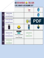 8ºtorneo Navidad Sol Sun Horar Sabado 16