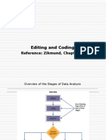 Editing and Coding: Reference: Zikmund, Chapter 19