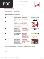 Life Working - 5 Important Safety Rules