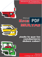 Manual de guantera - Escala de multas MTC.pdf