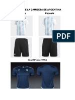Diseño de La Camiseta de Argentina