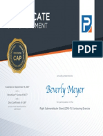 bmeyer proknow rsubmand certificate