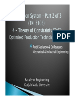 Sispro 4 - Theory of Constraints 2011