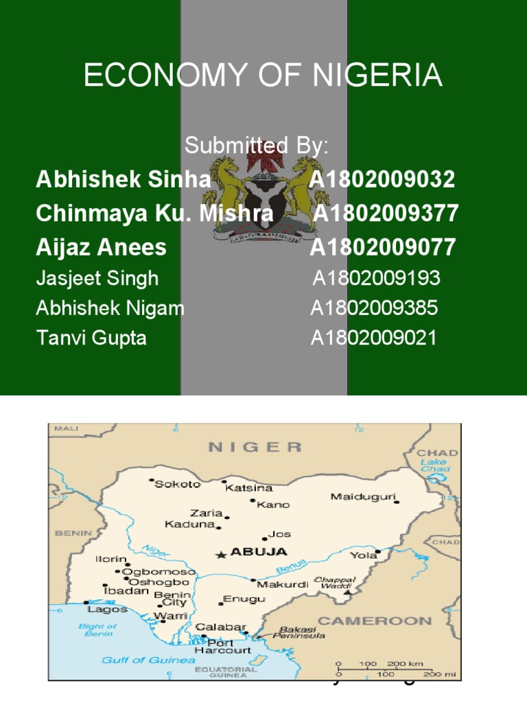 Economy of Nigeria Submitted by PDF Nigeria Economic Growth