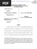 Hoover Re-zoning Order