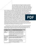 Manajemen Rantai Pasokan atau disebut Supply Chain Management merupakan pengelolaan rantai siklus yang lengkap mulai bahan mentah dari para supplier.docx