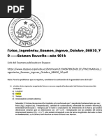 Examen de Admisión Resuelto Espol - Física 2016