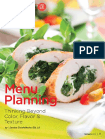 Menu Planning: Thinking Beyond Color, Flavor & Texture