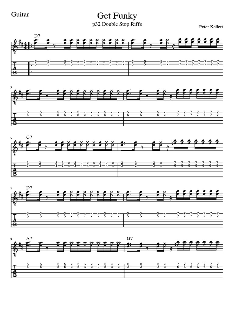 Get Funky p32 Double Stop RIffs