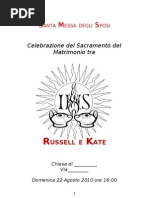 Libretto Matrimonio _ Sample