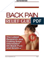 Back Pain Relief Guide