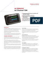 Tdr2000/3 and Tdr2010: Advanced Dual Channel TDR