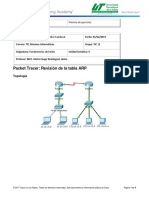 5.3.2.8 Packet Tracer - Examine The ARP Table