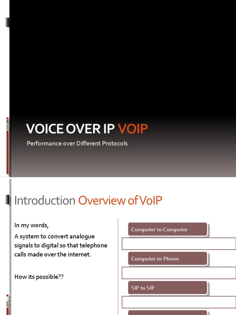 VoIP Performance and Routing Challenges | PDF | Voice Over Ip ...