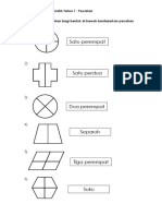 Lembaran Kerja Matematik Tahun 1 (Pecahan)