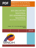 16 Encontro Nacional Mndh 2010