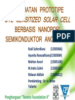 Pembuatan Prototipe Dye Sensitized Solar Cell Berbasis Nanopori Semikonduktor Anorganik