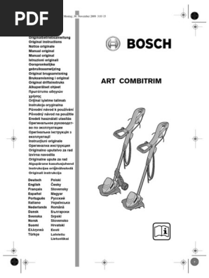 Bosch Art23 Combitrim Manual