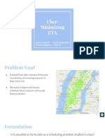 Uber: Minimizing ETA: Anna Juchnicki Sasha Sklyarenko Christina Nguyen Faith Yu