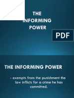 Informing Power