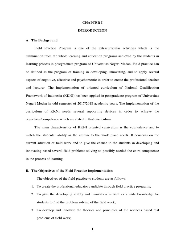 Field Practice Program Overview at FBS Unimed | PDF | Postgraduate ...