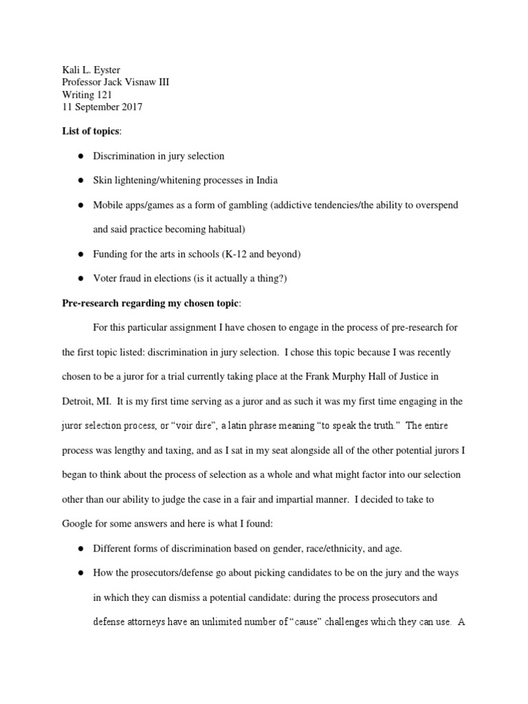 Presearch PDF Batson V. Kentucky Government Information