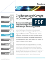 Challenges and Caveats in Oncology Forecasting