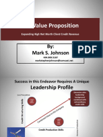 The Value Proposition: By: Mark S. Johnson
