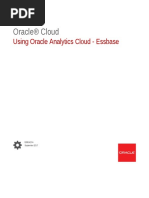 Using Oracle Analytics Cloud Essbase
