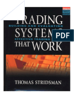 Trading Ebook Thomas Stridsman Trading Systems That Work PDF