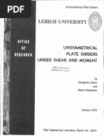L Hig: Unsymmetrical Plate Girders Under Shear and