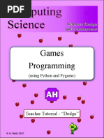 Python and Pygame - Teacher Tutorial Preview