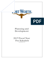 2017 Fee Schedule For Permits
