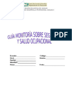 Guía Monitoria Sobre Seguridad y Salud Ocupacional