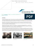 Portal Fetranspor - Mobilidade Com Qualidade - Especial Fetranspor 60 Anos