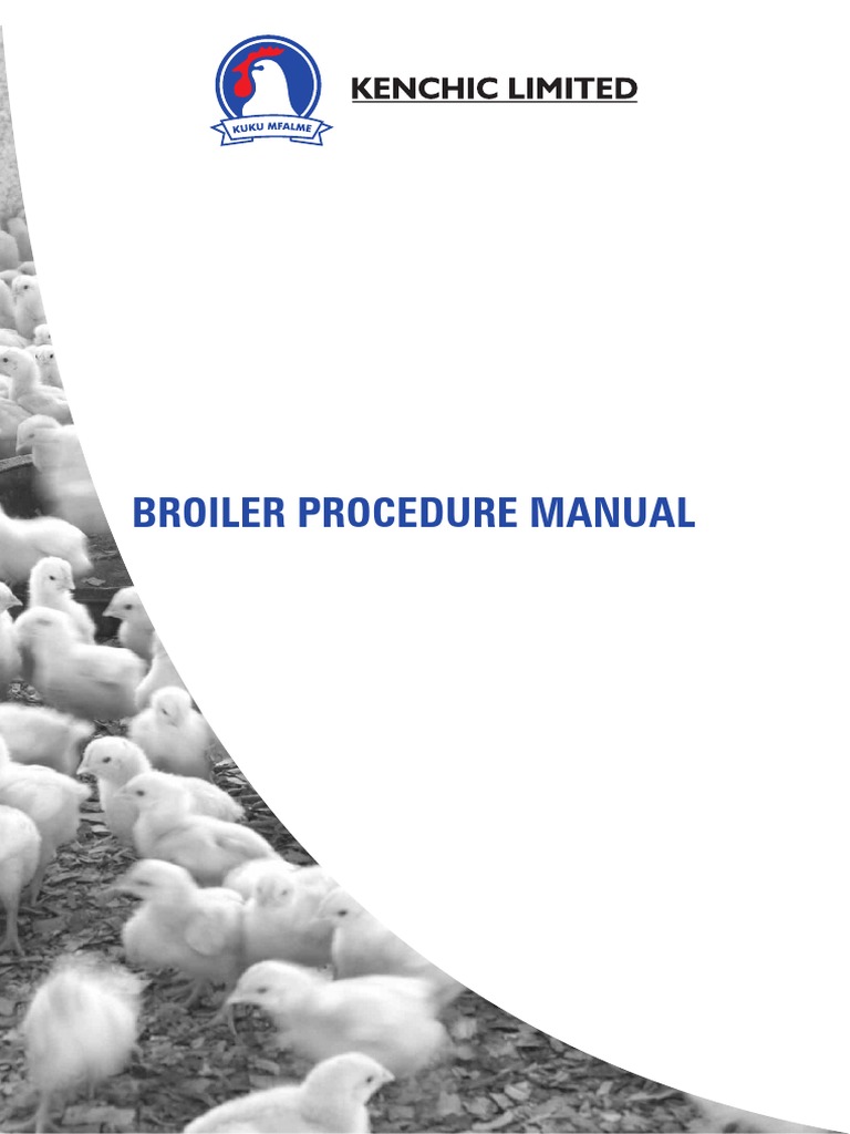 BROILER PROCEDURE MANUAL | PDF | Birds | Hvac