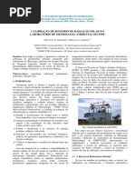 Calibração de Sensores de Radiação Solar no LIM/INPE