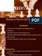 Strategy As Stretch and Leverage - SHRM - Niyas