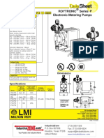 LMI Roytronic Series P Metering Pump Datasheet