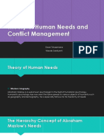 Theory of Human Needs and Conflict Management: Dean Tirkaamiana Waode Sardiyanti