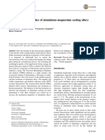 Structure and Properties of Aluminium-Magnesium Casting Alloys After Heat Treatmen