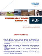 Evaluación y Fiscalización Ambiental