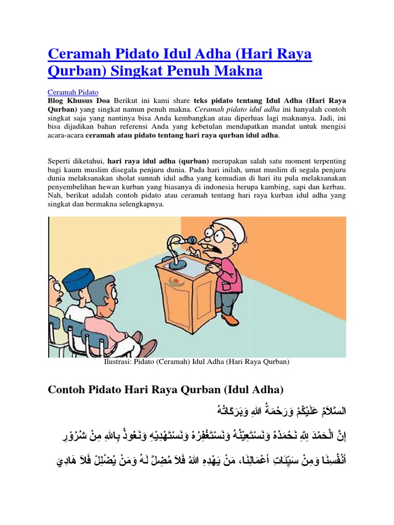 Ceramah Pidato Idul Adh1