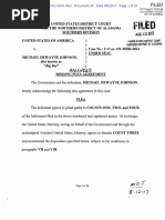 Michael Johnson Plea Agreement